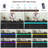Hawah 6 Drawer Dresser (Two Sizes Available) with Charging Station and LED Light Strip-1205496481