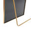 2-in-1 Artsy Arch Aluminum Frame Full Length Dressing Mirror with U-Shaped Stand, Shatterproof Tempered Glass Freestanding & Leaning Floor Mirror-1170671981-1170671982