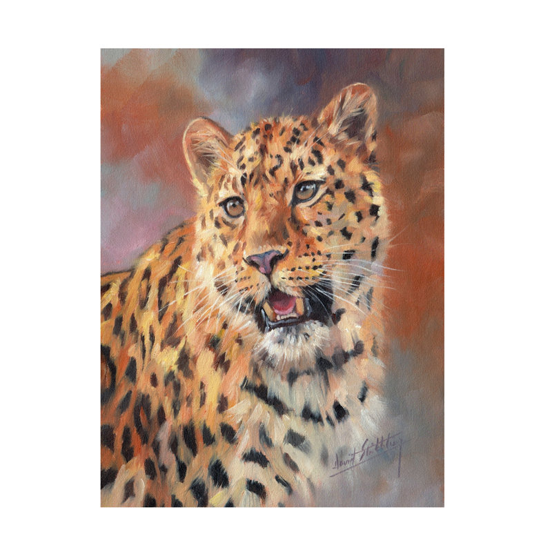 Art sur toile David Stribble Leopard, H 24 po x l 32 po