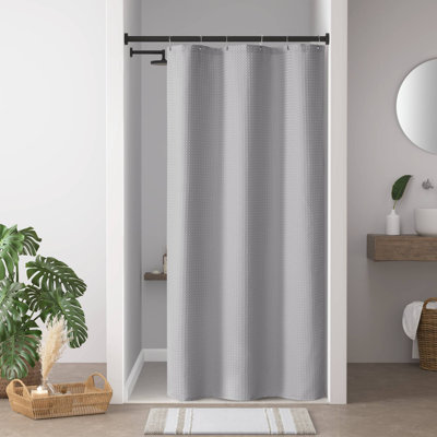 Arbor Waffle Shower Curtain