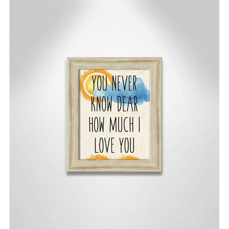 Impression sur papier Sunshine C, H 10 po x l 8 po x P 0,6 po, Cadre plat beige