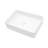 19.63"x13.69" White Ceramic Rectangular Vessel Bathroom Sink