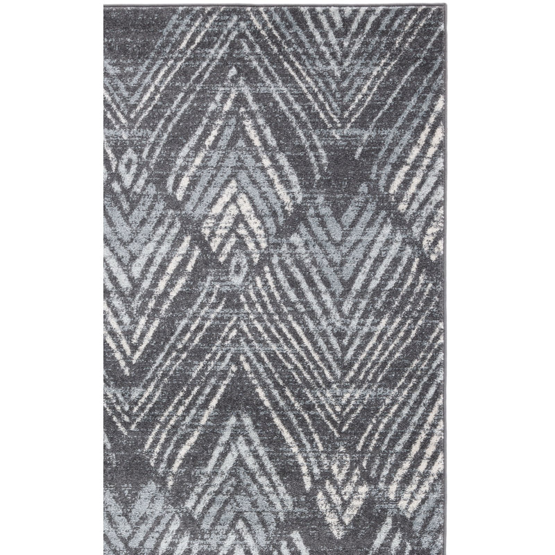 Brynlea Performance Chevron Rug, Runner 2'3" x 8'