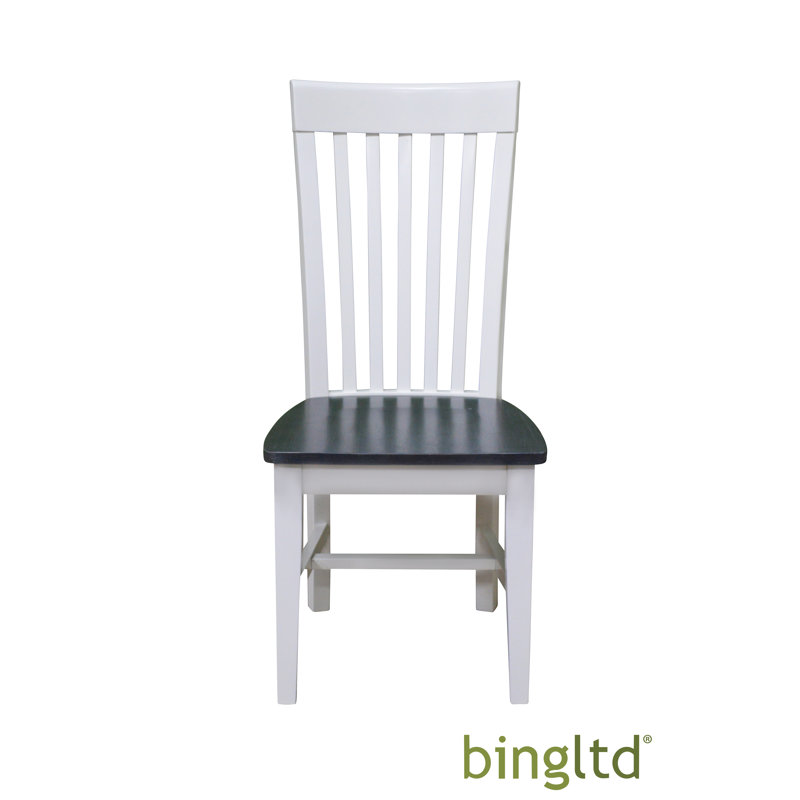 17.5'' H Solid Wood Side Chair, White