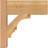 5 1/2"W x 28"D x 40"H Balboa Block Smooth Outlooker, Western Red Cedar-114073884-114073887