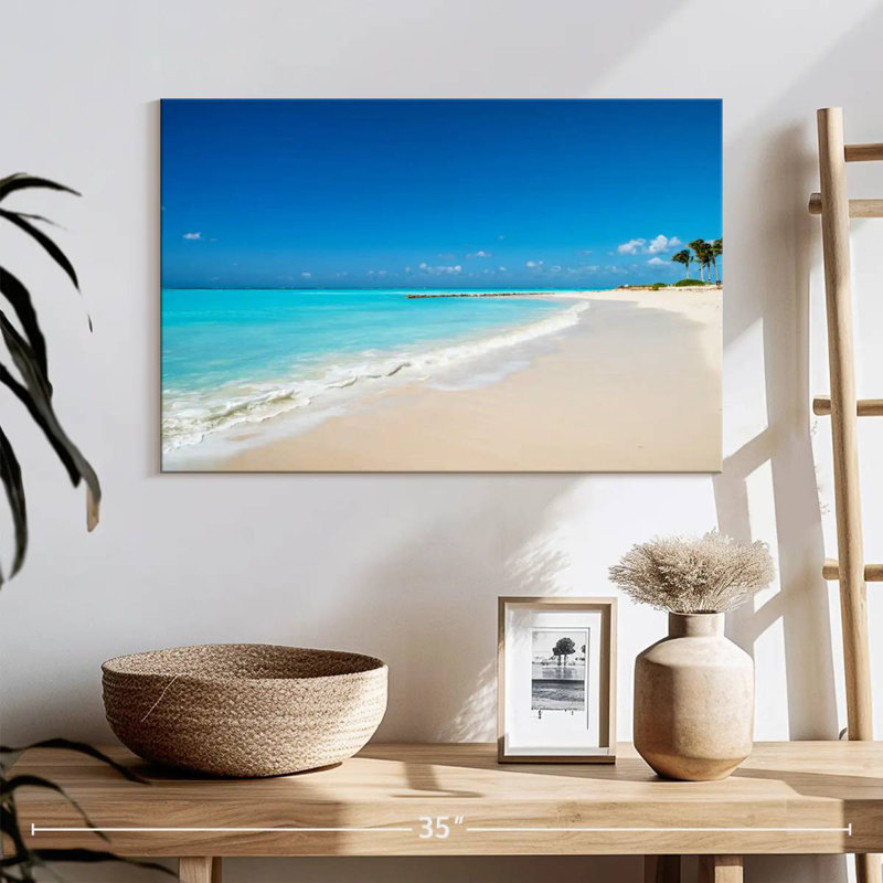 Plage de sable turquoise Gillard, H 16 po x l 24 po