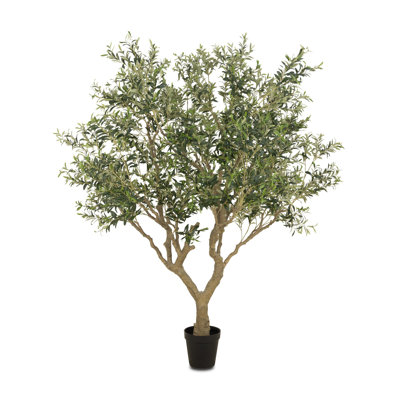 Faux Olive Tree Wide-Faux Olive Tree Wide-8'