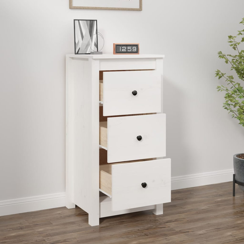 Dishon Rectangle Accent Chest, White