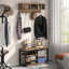 Patriki Hall Tree 80cm Wide with Bench and Shoe Storage-1897873700