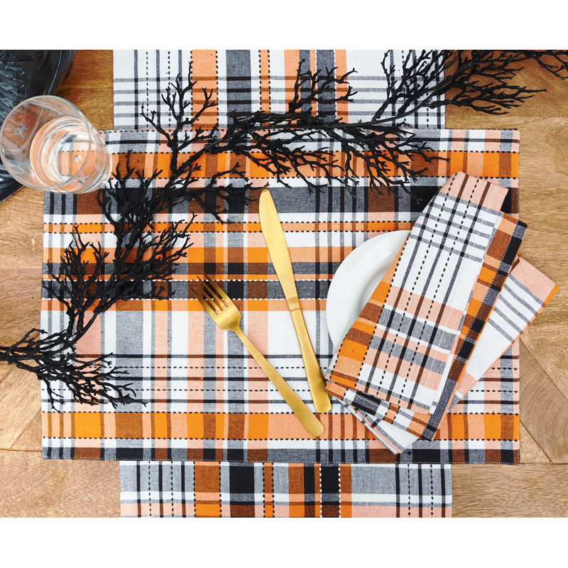 Ensemble de 6 serviettes Zelda, Orange