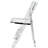 Clear Resin Folding Chair by Chivari