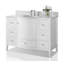 Ensemble de meuble-lavabo simple 48 po avec miroir Lauren-267676707