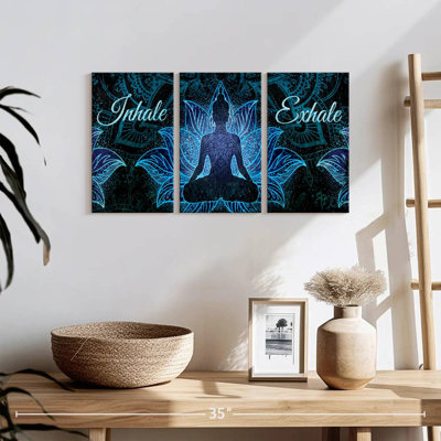 «Inhale Exhale Zen X», reproduction sur toile