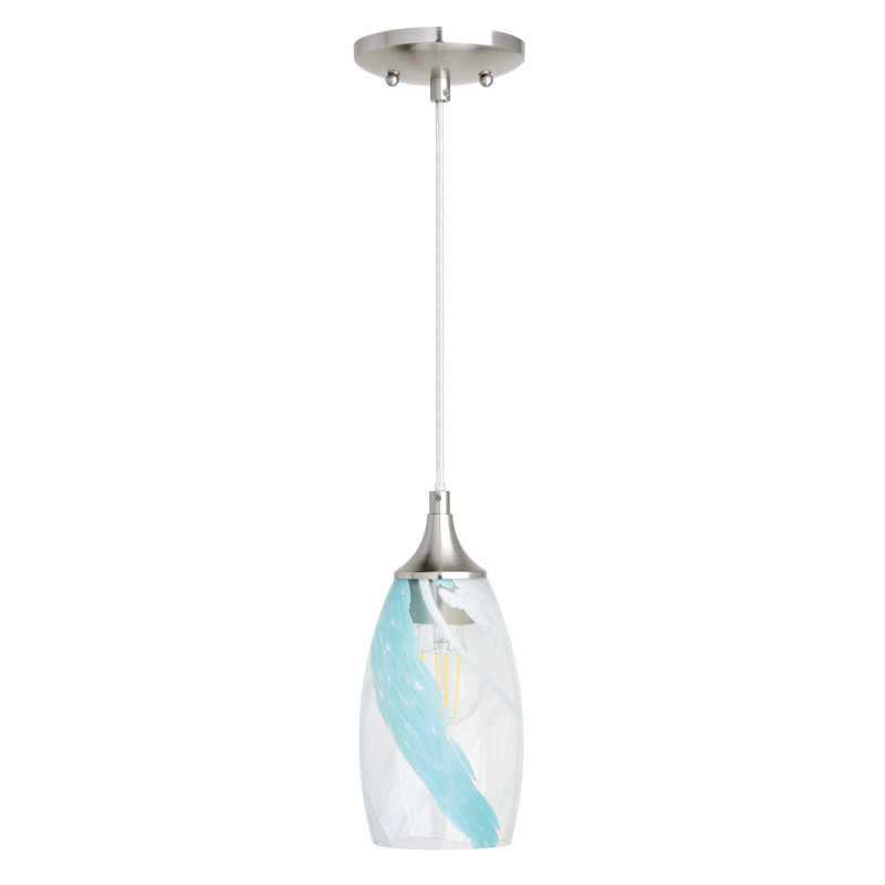 Finja 1 - Light Single Pendant, Satin Nickel