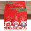 Gnomes Christmas Birds Holly Table Runner, Linen Merry Christmas Table Runner, Red Seasonal Winter Holiday Kitchen Dining Table Decoration for Indoor Outdoor Home Party Christmas Decor, 14" x 72"