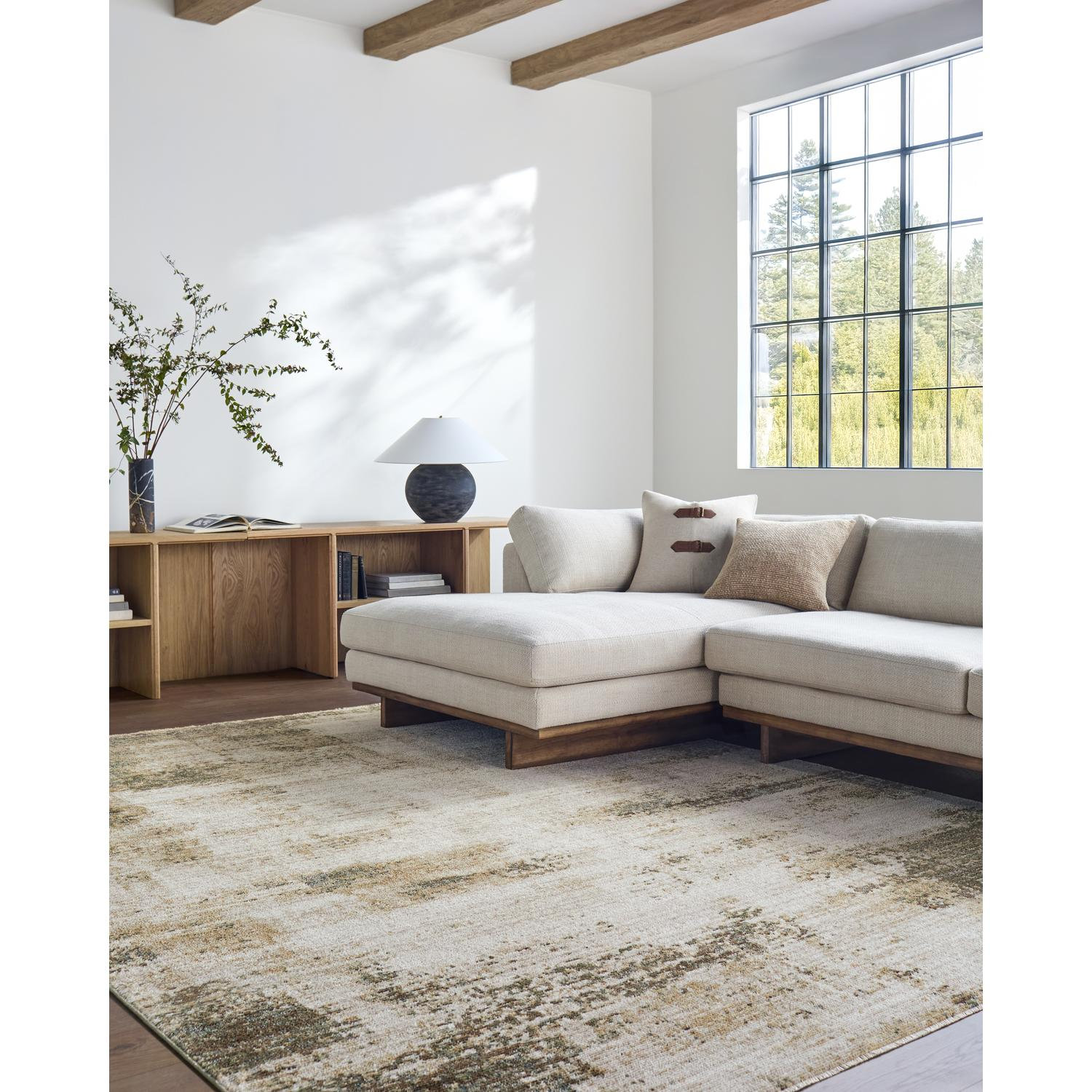 Galey Alix x Livabliss Myrtle Avenue Abstract Rug, Rectangle 8'10" x 12'2"