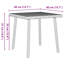 Garden Coffee Table Rectangular 40X40x37 Cm Poly Rattan-14118796