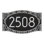 Frond Neohaus 1-Line Personalized Wall Address Plaque