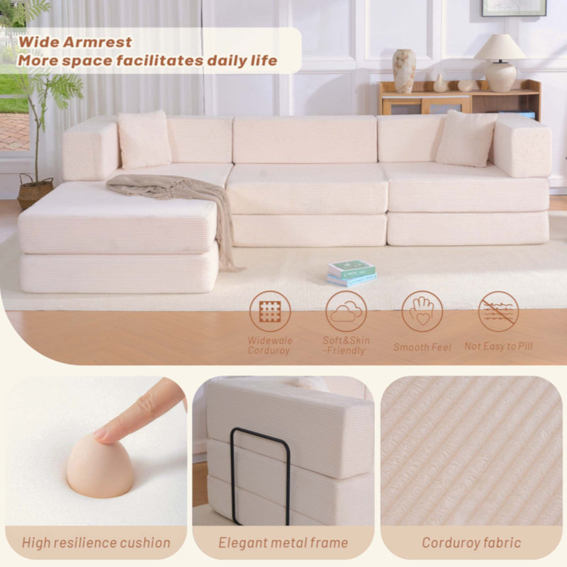 Canapé modulaire Corduroy