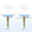 Bouchon de drain escamotable pour salle de bain, sans trop-plein-68487513