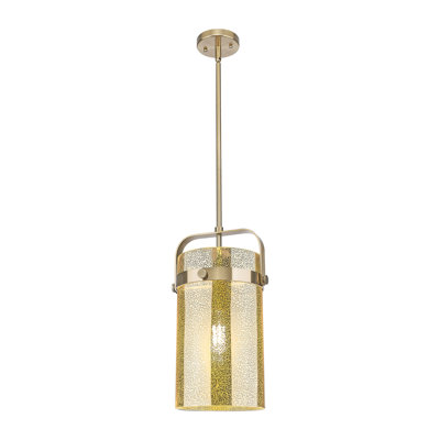 Pilaster 1 Light 4" Stem Hung Pendant