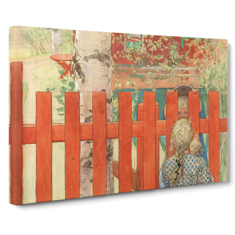 Children by Carl Larsson - Wrapped Canvas, 50cm H x 76cm W x 3cm D