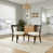 Beige, brun foncé