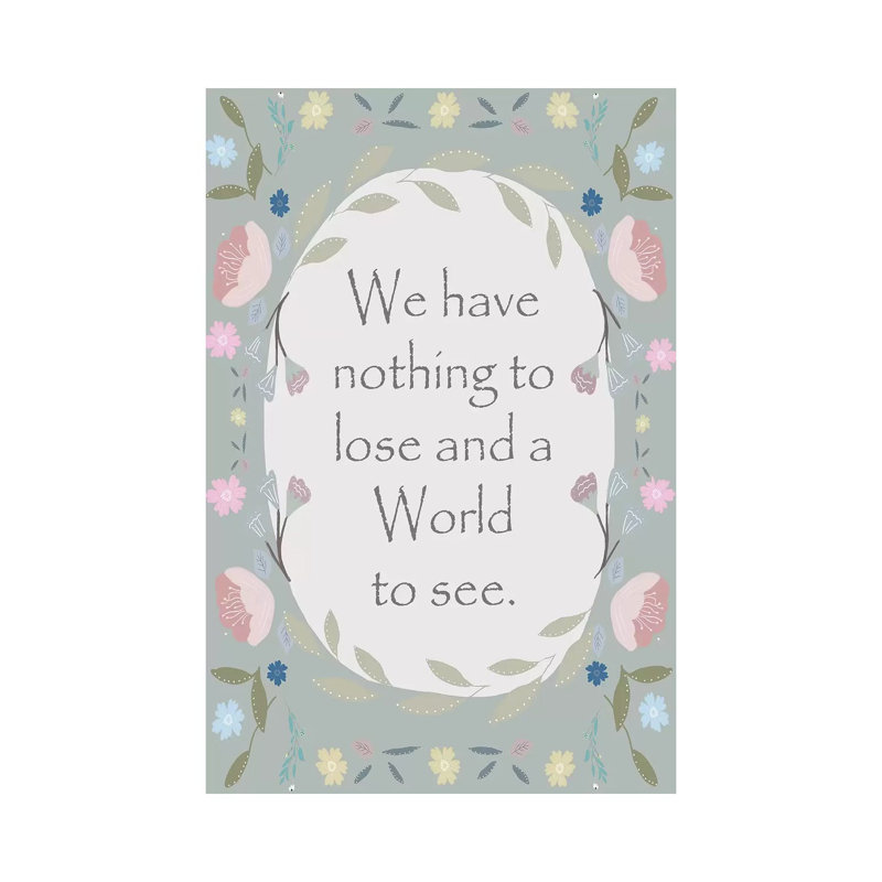 World Border by Leah Straatsma - Wrapped Canvas Print, 66.04 cm H x 45.72 cm W x 1.91 cm D