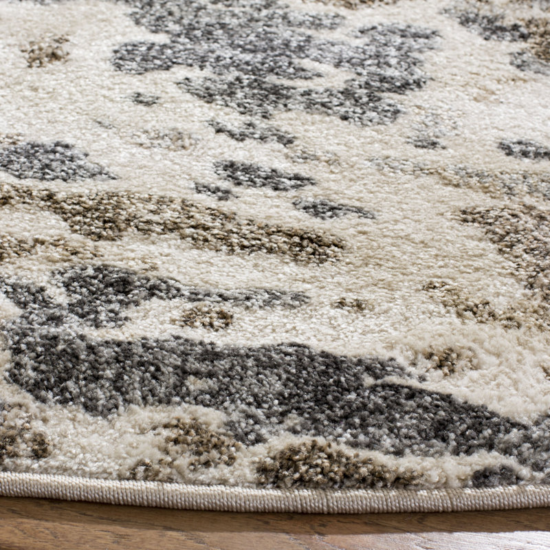 Tapis abstrait Capuano Spirit 100 Performance, Rond 6 pi 7 po