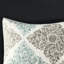 Très grand / très courtepointe très grand. 6 pièces, microfibre avec imprimé de petites feuilles, tissu doux brossé, 2 taies décoratives, 3 pièces de literie - très grand. Microfibre imprimée, décorative-120944766-120944769