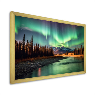 «Yukon Northern Lights Beauty I», reproduction sur toile