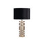 Aimon 16cm H Velvet Drum Lamp Shade ( Uno ) in Black