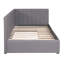 Lit de jour moderne rembourré avec 2 tiroirs de rangement, canapé-lit simple-404383332