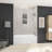 Transolid Unity 60-in x 32-in x 15-in Alcove Acrylic Bathtub Kit With Drain-126699143-126699144