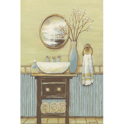 Seabreeze Bath I - Wrapped Canvas Art Print