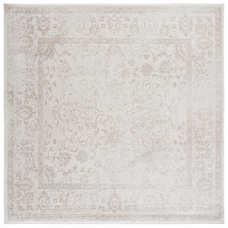 Adirondack Power Loom Oriental Indoor Rug, 6'-7" x 6'-7" Square