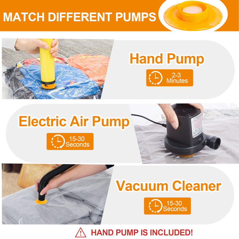 20 Vacuum Storage Bags (5 Jumbo/5 Large/5 Medium/5 Small)