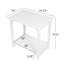 Hampshire Rectangular Solid Wood Acacia Outdoor Side Table-747305462