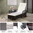 Adstock Outdoor Wicker Chaise Lounge Set , Cushion Included