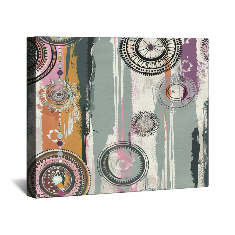 Mandala Canvas  Gallery Wrap - Abstract Wall Decor in Many Sizes, 11  x 14 inches
