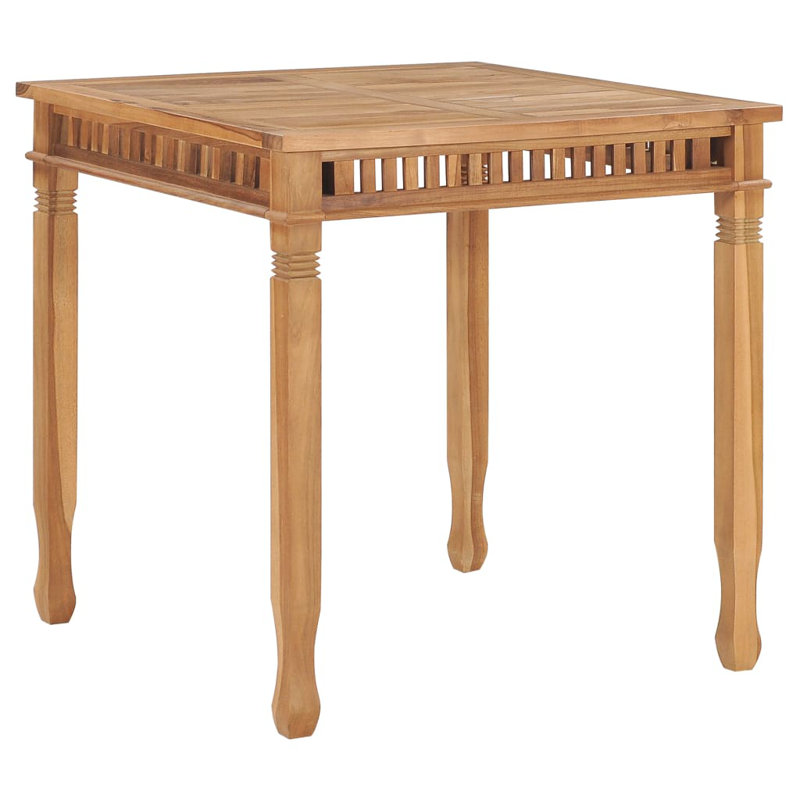 Newsbury Teak Dining Table, 80cm H x 80cm W x 80cm  L