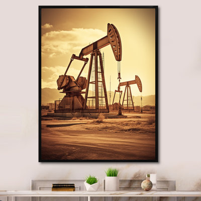 Foreuse à pétrole rétro Horizon