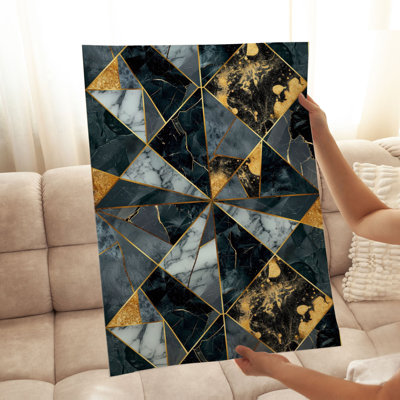 «Abstract Geode Shapes IV», reproduction d'art moderne sans cadre