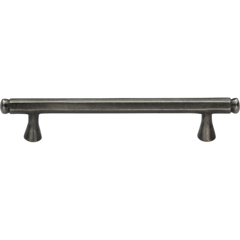 Classic Hex Cabinet Pull, 5 1/2″, White Medium