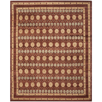 Marrakech Collection: Brown and Light Blue 8'x10'