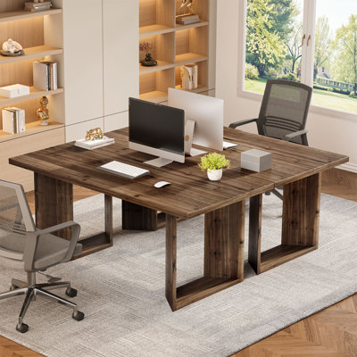 Solid Wood Executive Desk