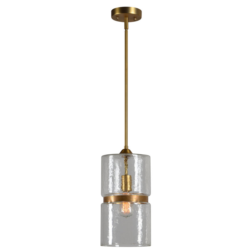 Hearon 1 - Light Brass Single Pendant