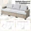 Ensemble de canapé d'extérieur 9 pièces avec table basse, coussin profond et coussin épais-908798338