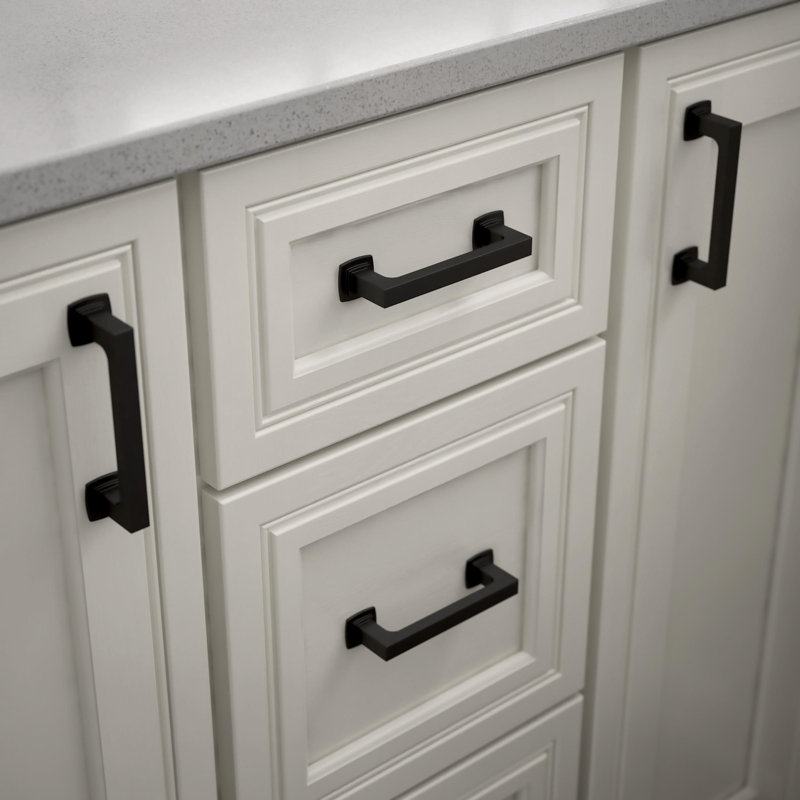 Parow 3 3/4" Center Bar Pull Multipack, Matte Black, 3 3/4" Center to Center