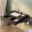 Bureau d'ordinateur portable mural avec station de charge, bureau d'ordinateur flottant avec prises de courant, bureau d'écriture pour ordinateur portable-1130417210